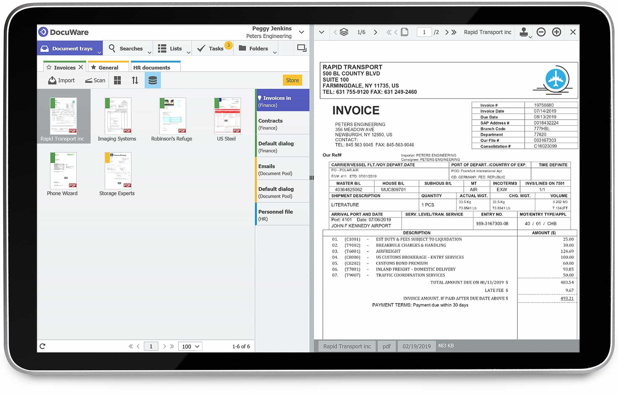 Docuware Tablet Image